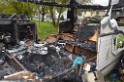 Wohnmobil ausgebrannt Koeln Porz Linder Mauspfad P074